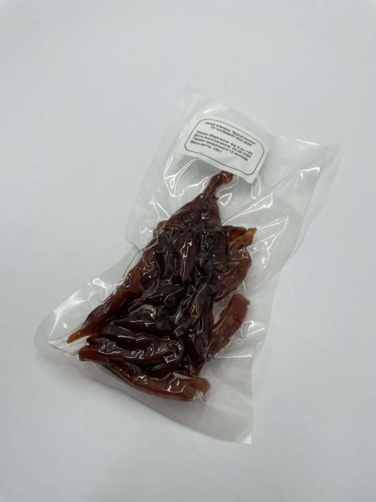 Качка вʼялена "Бурштинова" (100 гр), ціна за 1 уп